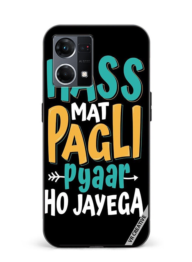 VR CREATIVE Protective Case Cover For Oppo Reno8 4G Hans Mat Pagli Design Multicolour - Image 1