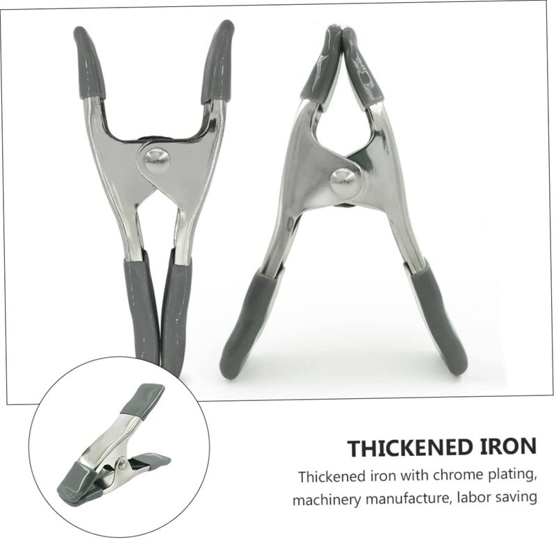 6 Pcs Heavy Duty Backdrop Stand Clips Sturdy Spring Clamps for Canvas Photography - Image 5