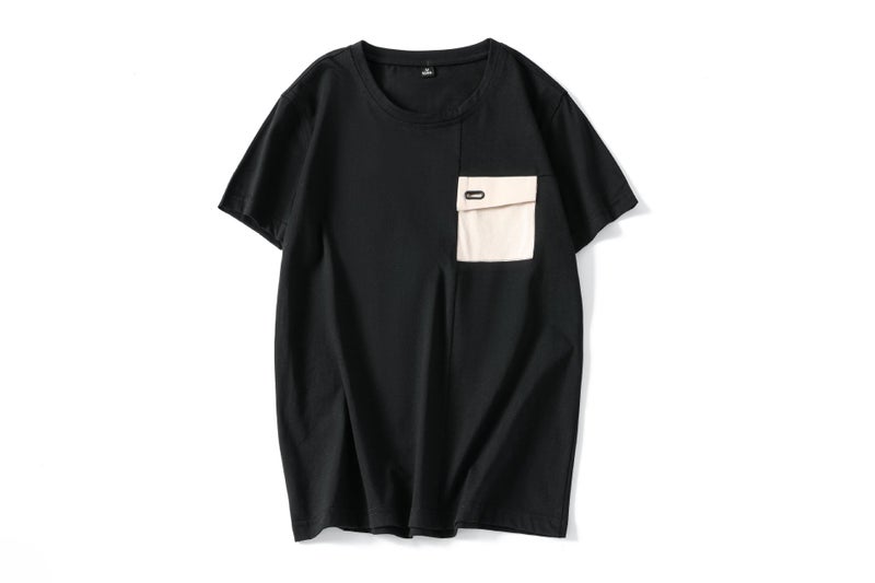 High Quality Men's Short-sleeved T-shirt Summer New Men's Casual Loose Large Size Cotton T-shirt Fashionable Wear Men's Non-ironing T-shirt - Image 1