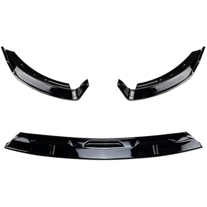 FINMOKAL Glossy Black Front Bumper Lip Spoiler Splitter Body Kit Compatible with Benz GLE Klasse W167 C167 GLE350 GLE450 GLE53 AMG 2020-2023 - Image 2