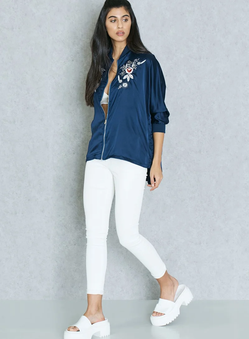 Ginger Oversized Embroidered Top