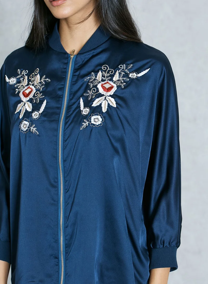 Ginger Oversized Embroidered Top