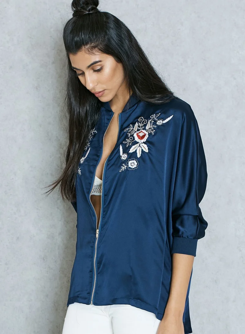 Ginger Oversized Embroidered Top