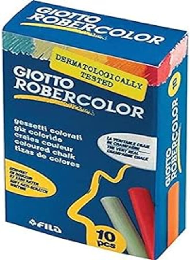 Giotto 538900 Robercolor Chalks - Set of 10