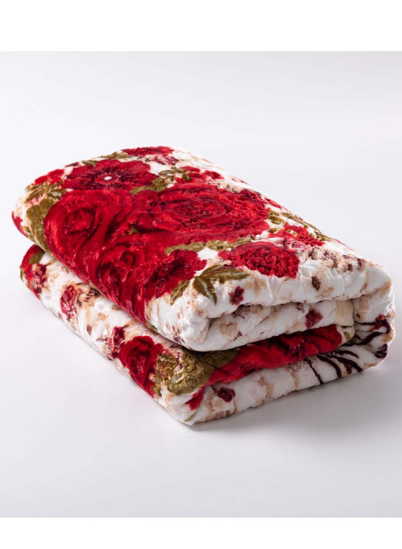 ستارجولد بطانية غائمة فاخرة بطبقة واحدة مصنوعة من 100% بوليستر سبن غزل تم الحصول عليها من البوليستر البكر وهو مناسب للشتاء وموسم الأمطار 160 × 220 سم 5 رطل - Image 2