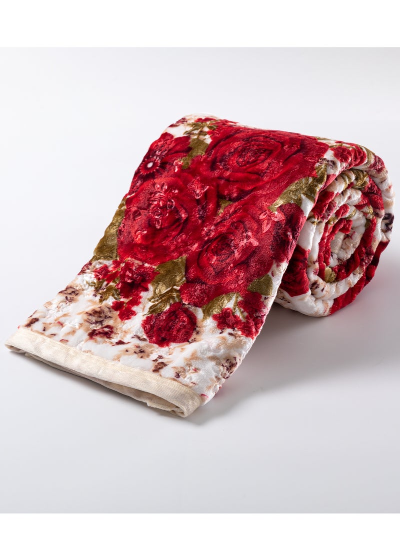 ستارجولد بطانية غائمة فاخرة بطبقة واحدة مصنوعة من 100% بوليستر سبن غزل تم الحصول عليها من البوليستر البكر وهو مناسب للشتاء وموسم الأمطار 160 × 220 سم 5 رطل - Image 3