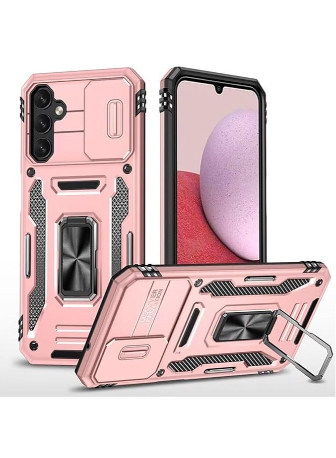 general Galaxy A15 5G Phone Case, Military Grade Car Protection 【Integrated Bracket】 TPU + PC Anti-Magnetic Metal Ring Shockproof Case for Samsung Galaxy A15 5G