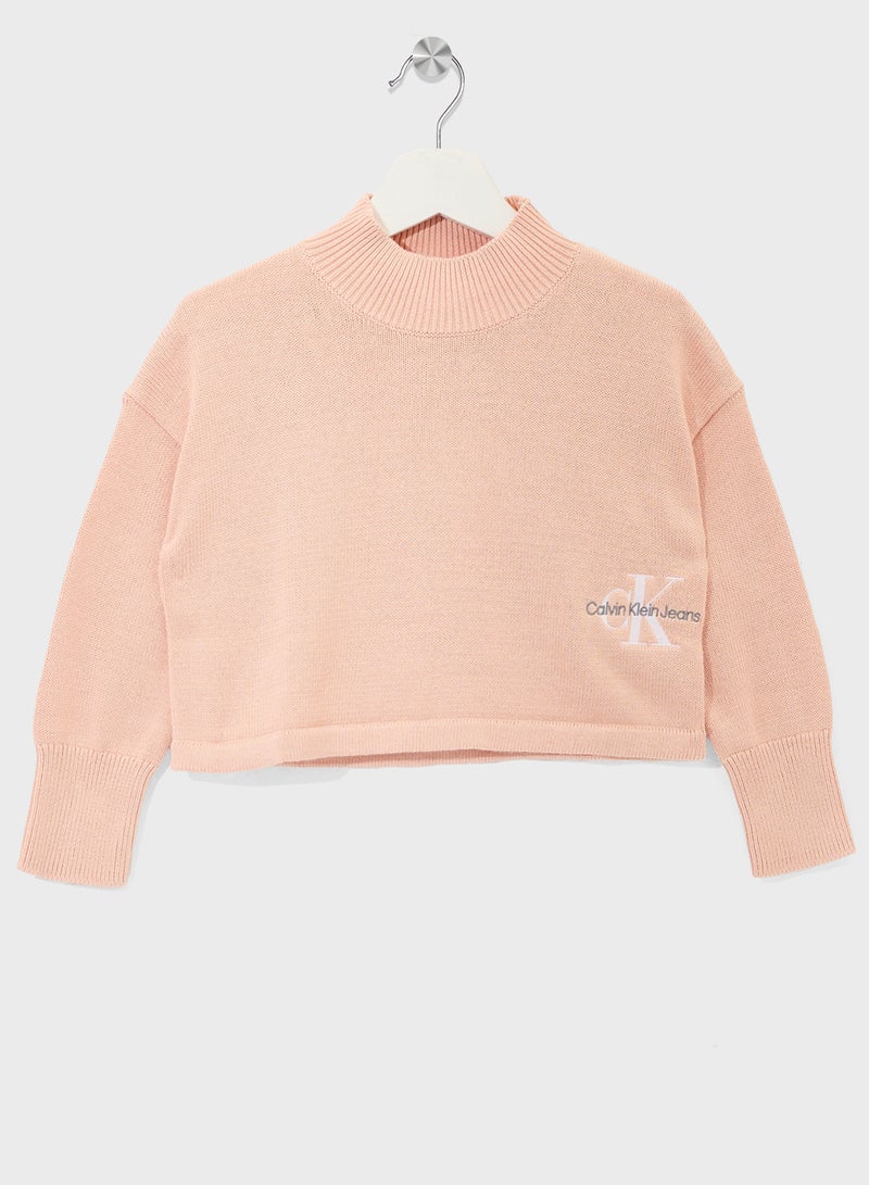 Calvin Klein Jeans Kids Logo Sweater - Image 1