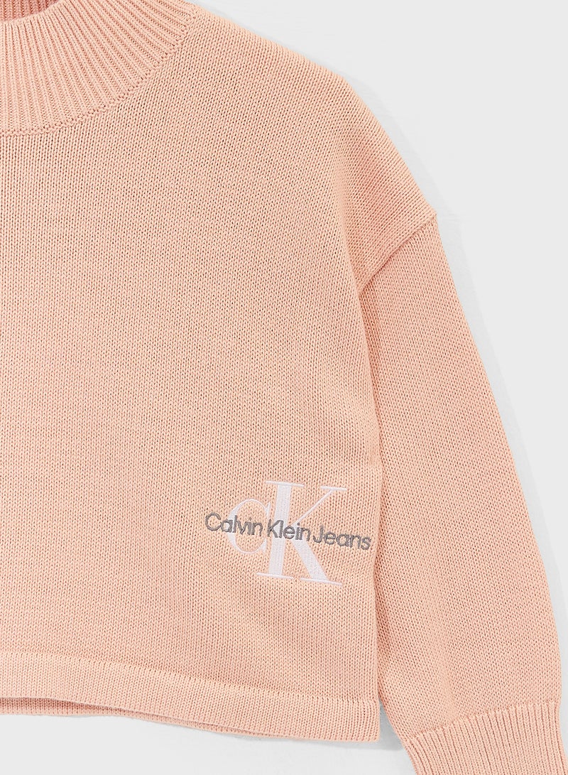 Calvin Klein Jeans Kids Logo Sweater - Image 3