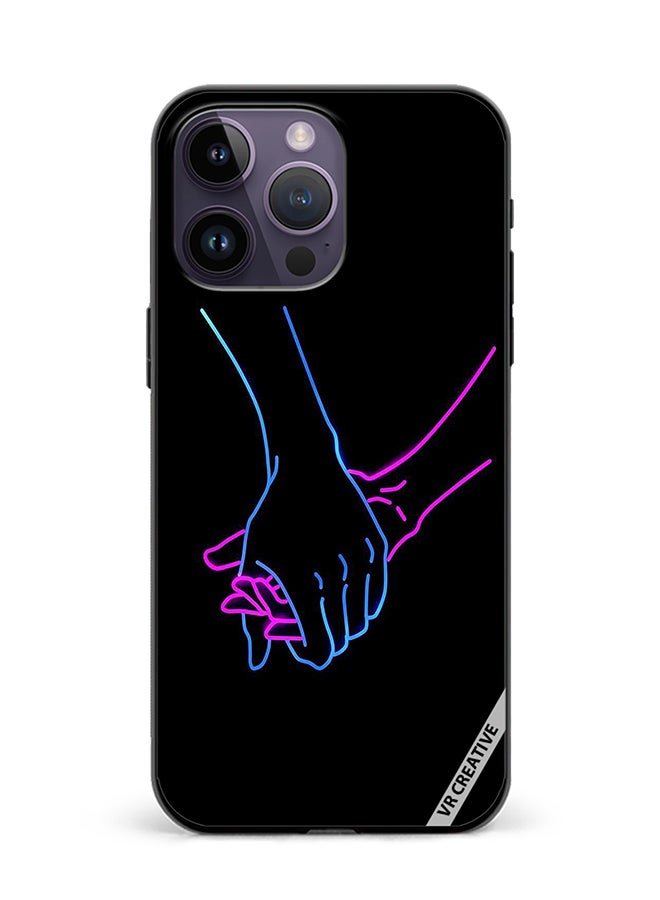 VR CREATIVE Protective Case Cover For Apple iPhone 16 Pro Max Hands Design Multicolour