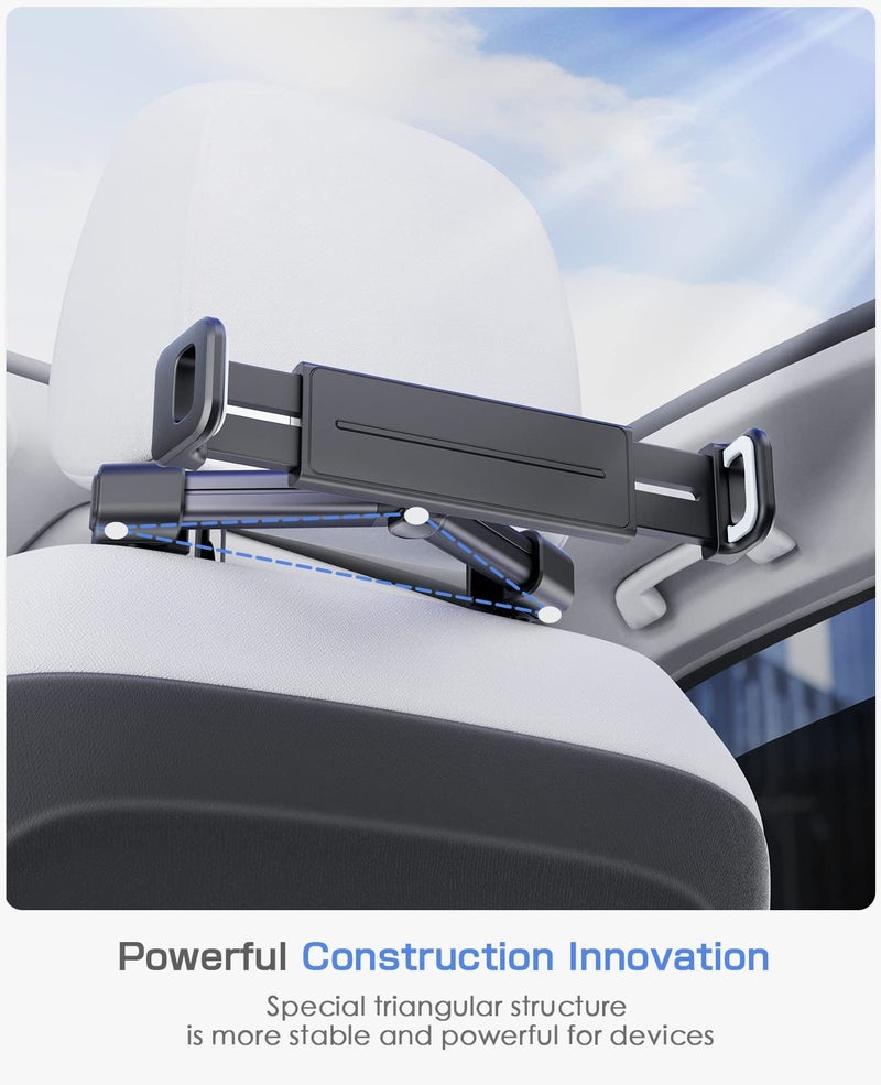 TOCHIO 2 Pack Tablet iPad Holder for Car Backseat Tablet Holder Phone Mount Stand for iPad, Tablets, Nintendo Switch, iPhone, Smartphones, Gift for Men and Women (Style B) - Image 3