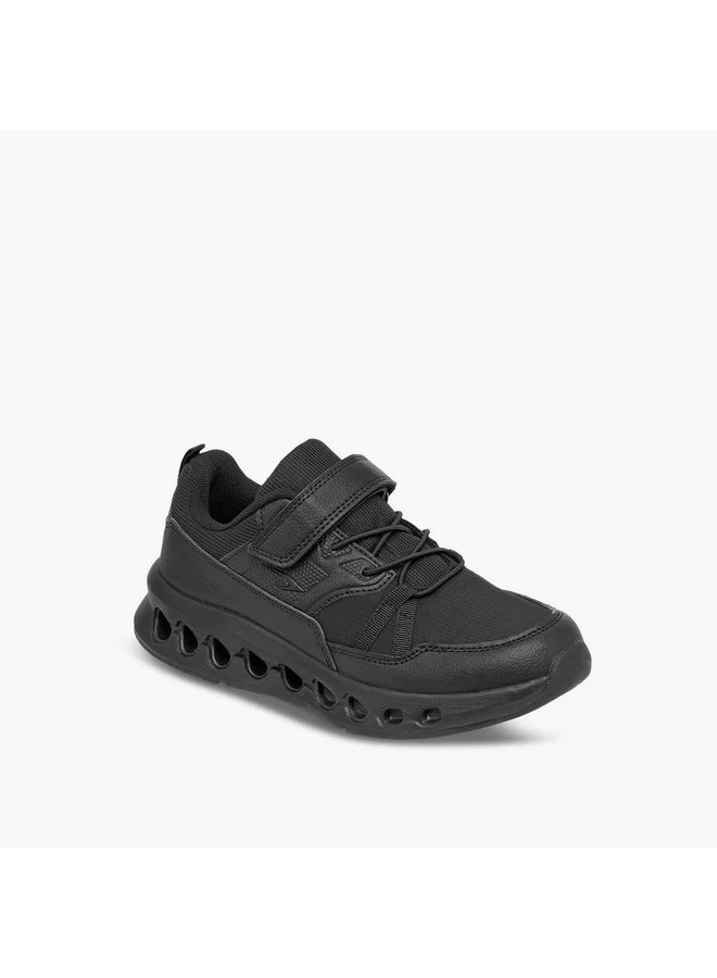 Dash Boys Panelled Sports Shoes with Hook and Loop Closure