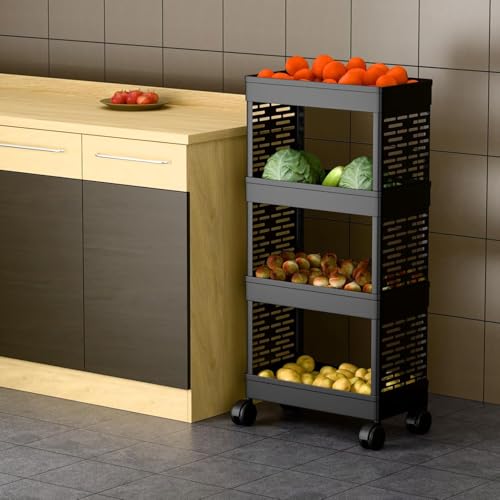 MASHUR FAB ABS MULTI -Layer Kitchen Rack | Multipurpose Shelf for Utensils, Cutlery & Spices | Space-Saving Organizer for Home & Pantry (Casual, 4-LAYER) - Image 2