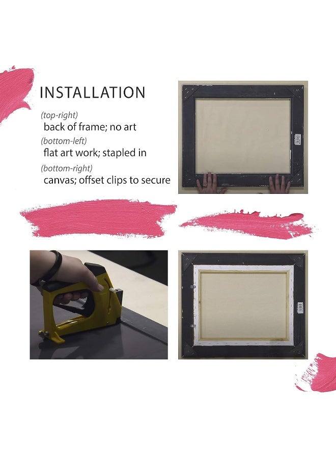 Creative Mark Plein Air Wooden Picture Frame  14X18 Gold  Professional Single Frame for Art Panels Stretched Canvas Pictures and More glass and backing not included - Image 4