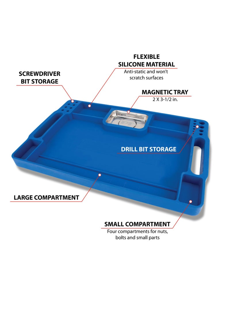 Performance Tool Performance Tool W1294 Fender Buddy Flexible Tray - Portable and Durable Fender Cover for Auto Repair and Maintenance Jobs  - Image 2