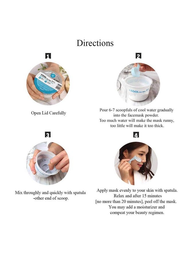 Lindsay Face Mask Skincare Facial Mask Korean Skin Care Jelly Mask Set For Women And Men 6 Cup Variety Pack Beauty Face Mask Skincare Peel Off  - Image 4