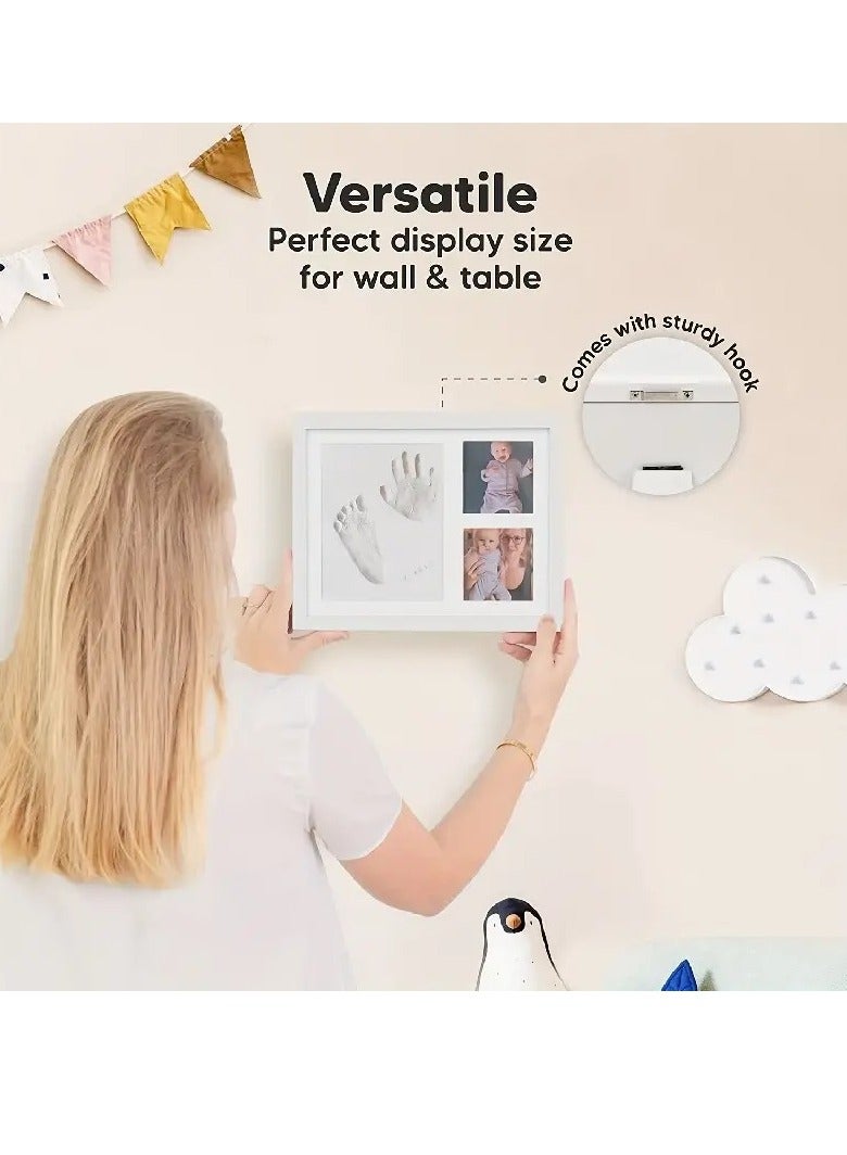 أطفال صغيرة اصنع ذكريات تدوم طويلاً مع مجموعة بصمات يد وقدم الطفل هذه - هدية مثالية لحفل استقبال المولود للأولاد والبنات - Image 5