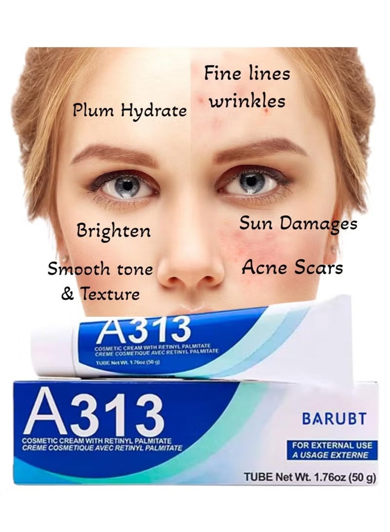 A313 COSMETIC CREAM WITH RETINYL PALMITATE CREME COSMETIOUE AVEC RETINYL PALMITATE 1.76Oz - Image 3