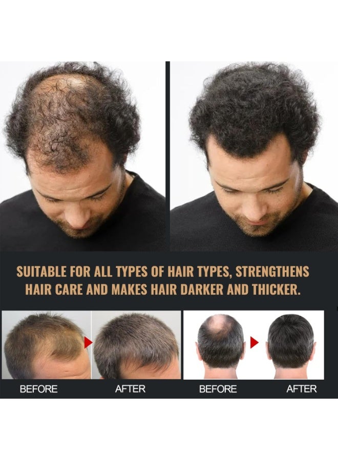 EELHOE Hair Dye Shampoo for Gray Hair Instant Hair Color Shampoo 3 in 1 for Women and Men, Herbal Ingredients 100% Grey Hair Coverage - Image 5