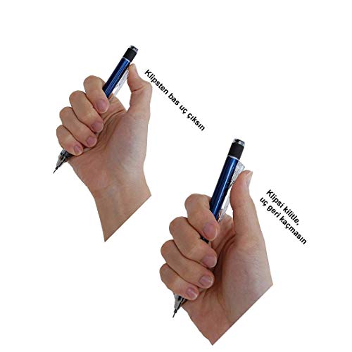 Tombow قلم رصاص ميكانيكي تومبو مونو جراف شيكر 0.5 مم، جسم أسود (SH-MG11) - Image 2