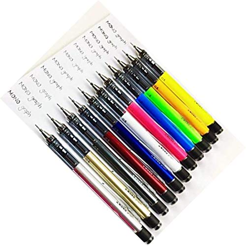 Tombow قلم رصاص ميكانيكي تومبو مونو جراف شيكر 0.5 مم، جسم أسود (SH-MG11) - Image 5