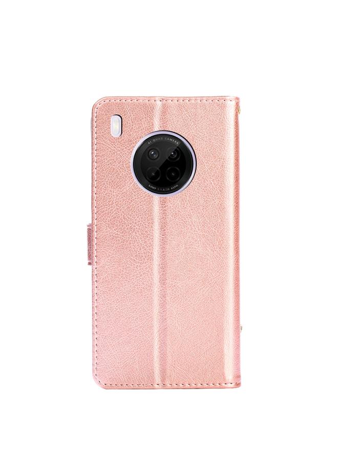 Zaboon Case For Huawei Y9a Zipper Bag PU + TPU Horizontal Flip Leather Case with Holder & Card Slot & Wallet & Lanyard  - Image 3
