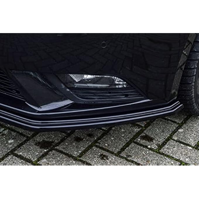 ProTuning Black Gloss Front Bumper spoiler/skirt/valance For Leon 5F 2012-2016 - Image 3