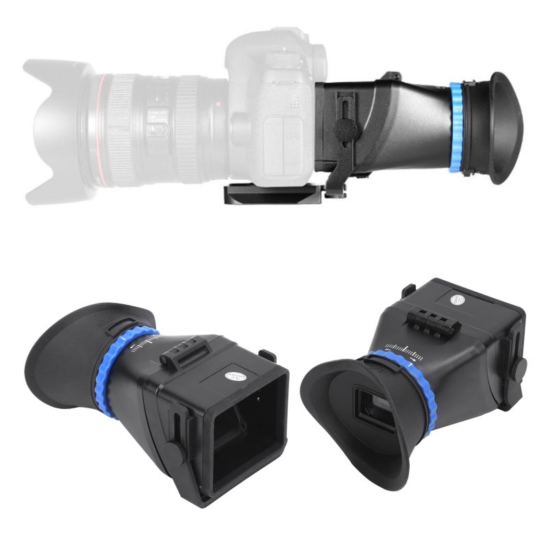 Camera Viewfinder: 3X Magnification Optical Glass Lens - Adjustable Diopter Tripod Mountable SLR Viewfinder for Daylight Video Macro Shooting, Elderly and Disadvantaged Users - Image 1