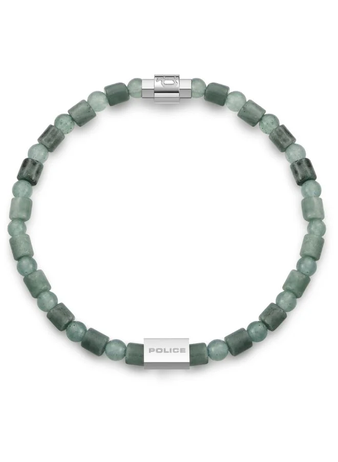 بوليس سوار لون حضري للرجال فضي اللون