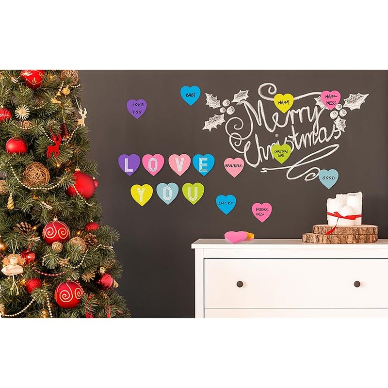 TKTB Heart Sticky Notes 3x3 in, 8 Pads, Super Cute Bright Color Strong Adhesive Post, Clean Removal, 82 Sheets/pad - Image 3