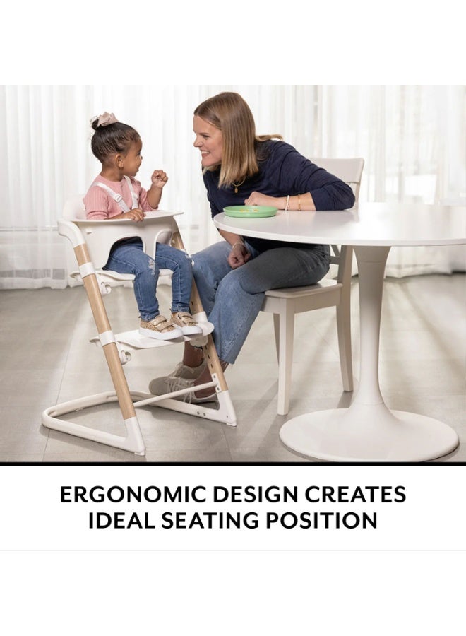 Evenflo - RightSeat Multistage High Chair - Sea Salt White - Image 4