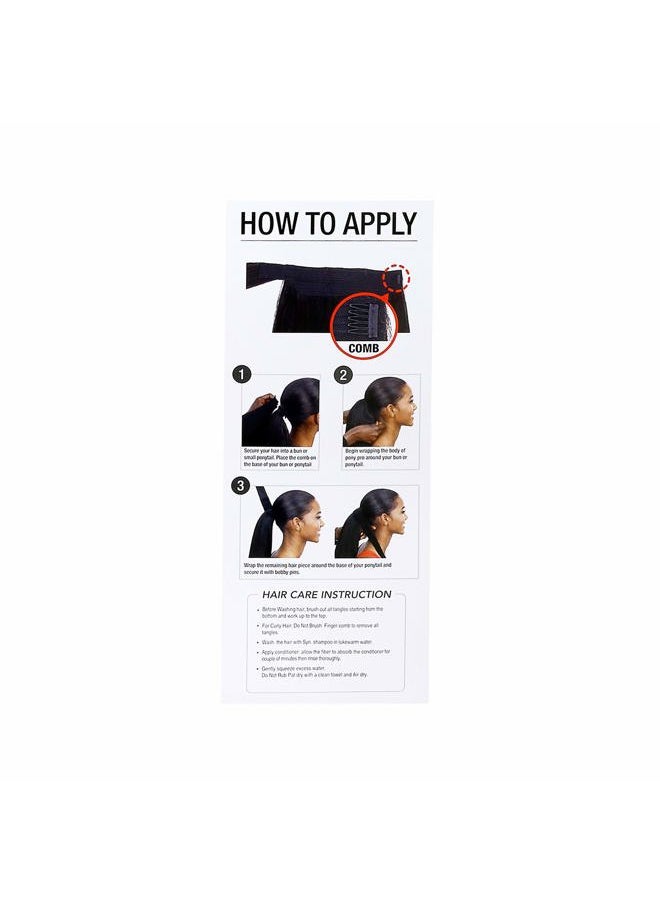 Organique Mastermix Shake-N-Go Synthetic Organique Pony Pro Ponytail - BODY WAVE 32" (1)  - Image 5