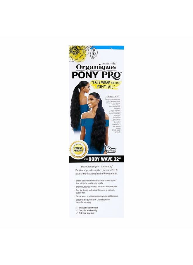 Organique Mastermix Shake-N-Go Synthetic Organique Pony Pro Ponytail - BODY WAVE 32" (1)  - Image 4