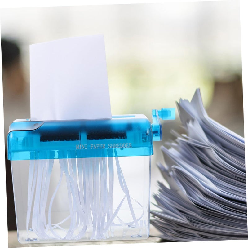 A5 Manual Paper Shredder Desktop Handheld Shredding Machine For Home Office Document Disposal Compact Design - Image 3