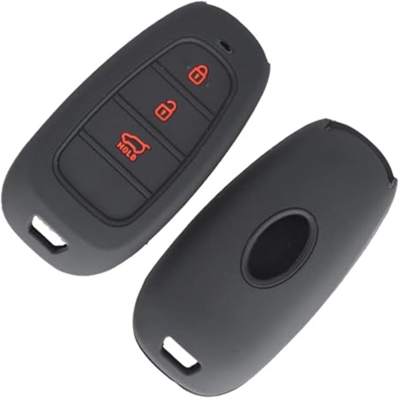 Wivplex 3 Button Car Key Fob Cover for Hyundai Sonata - Image 2
