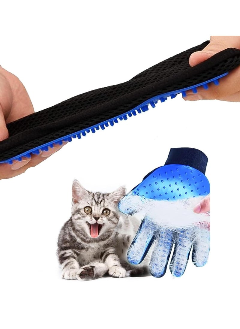 Generic - Pet Grooming Glove Cat Glove Brush Grooming Mitt for Dogs Dog Bath Gloves Dog Brush Glove Grooming Gloves for Dogs Cat Brush Glove Cat Grooming Glove for Easy Grooming Dog Cat Brush - Image 1