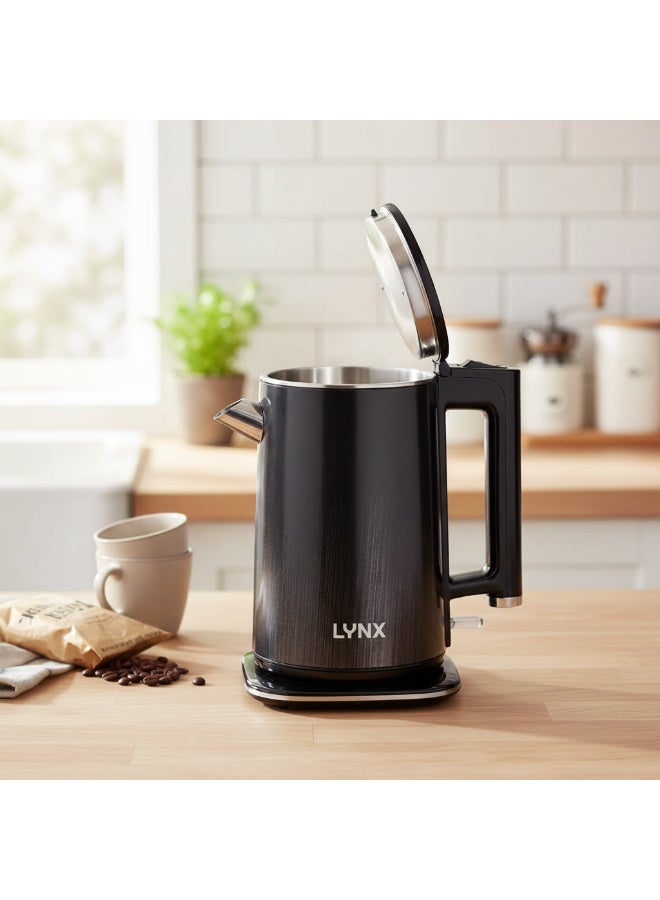 Lynx KT-2113 Electric Kettle 1.8L Stainless Steel 1500W Fast Boiling Cordless Kettle with Auto Shut Off Boil Dry Protection Concealed Heating Element Easy Clean Water Level Indicator - Image 5
