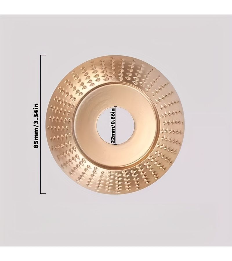 6pcs Angle Grinder Wood Carving Disc Set Rotary File With Reducing Ring 16mm - Image 3