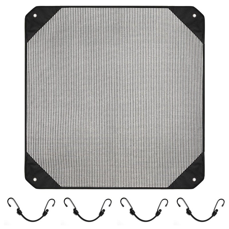 Luxiv Central Air Conditioner Leaf Guard Mesh All Seasons Air Conditioner Top Leaf Cover Summer AC Outside Units Covers Leaf Guard AC Unit Cover 36 x 36in