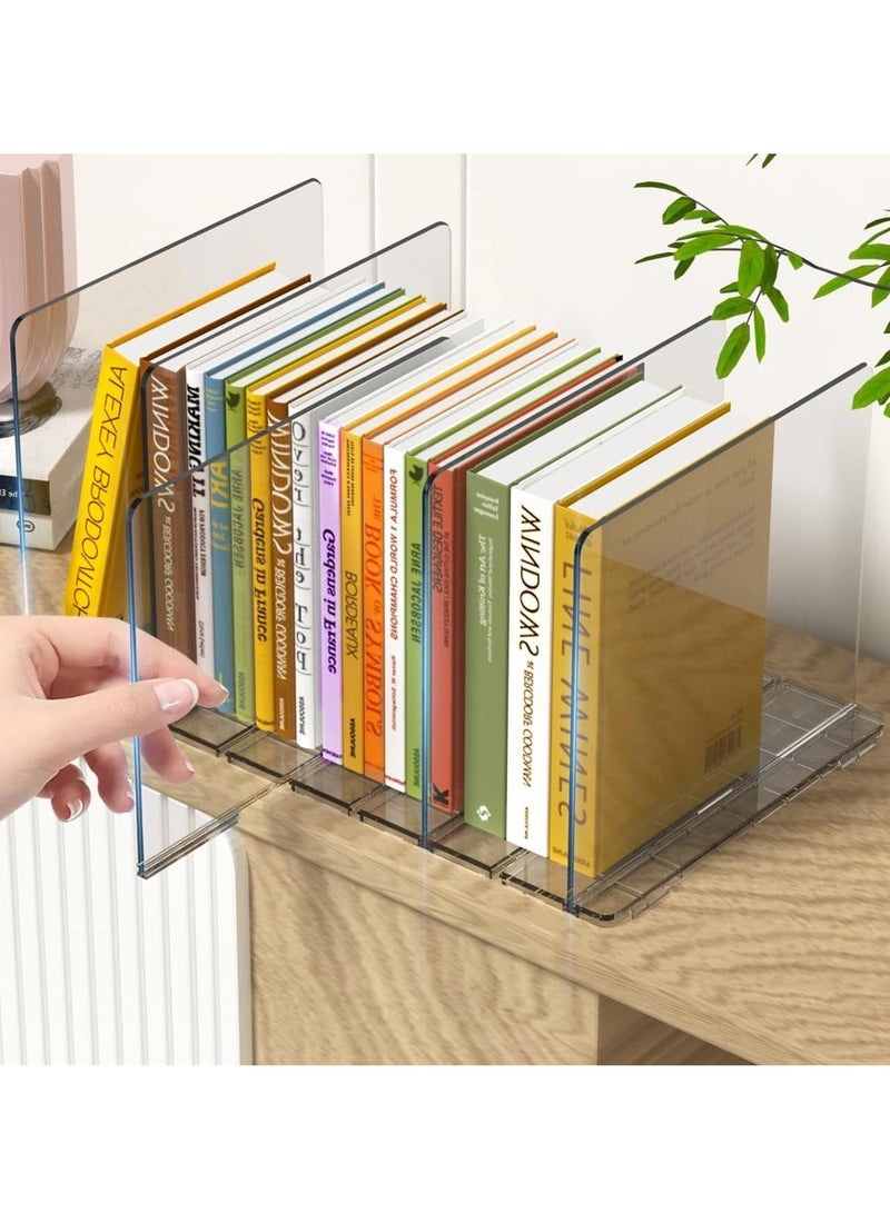 Purse Organizer Closet Organizer Clear Bag Organizer for Closet, Acrylic Bag Display Stand Rack for Handbag Pouch Wallet, Adjustable Shelf Separator Dividers for Kitchen Pantry,Cabinet,Clothes Wardrobe,Bookshelf  - Image 3