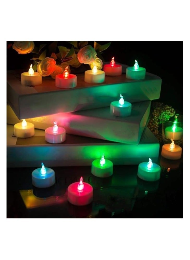 Electronic Candle Decoration for Wedding, Christmas, Valentine's Day, Honeymoon, Anniversary (Battery Operated, Multi Color, 1 Piece) - Image 5