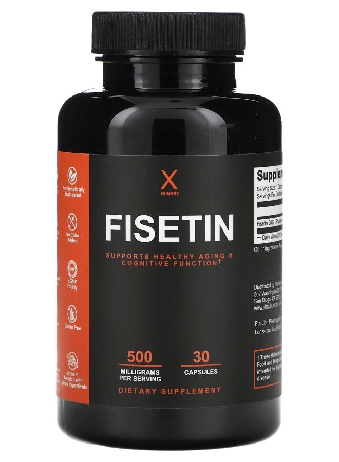 Fisetin 500 mg 30 Capsules
