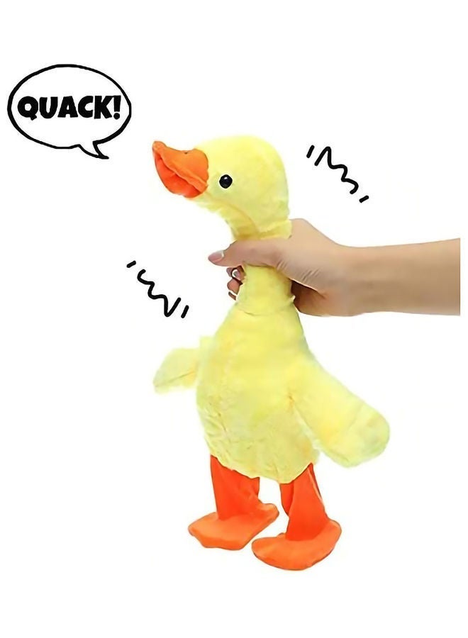 Loquat Dancing Singing Talking Cartoon Duck Plush Toy 30x15cm - Image 5
