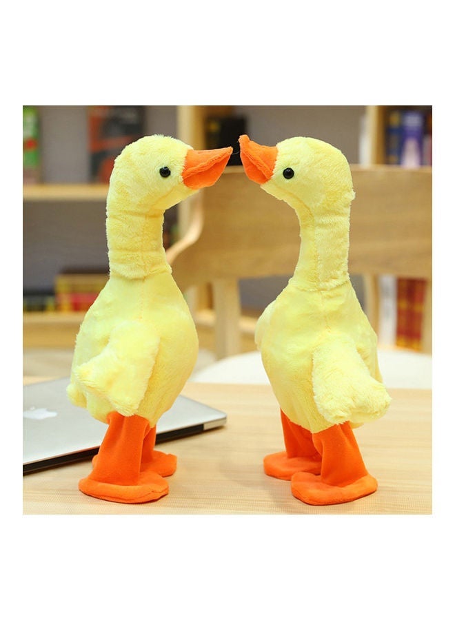 Loquat Dancing Singing Talking Cartoon Duck Plush Toy 30x15cm - Image 4