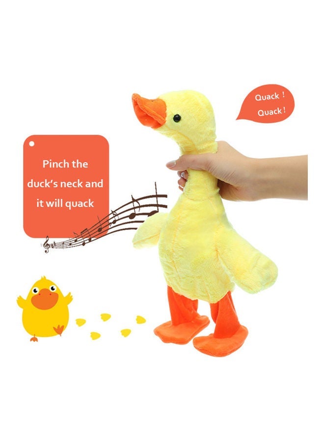 Loquat Dancing Singing Talking Cartoon Duck Plush Toy 30x15cm - Image 2