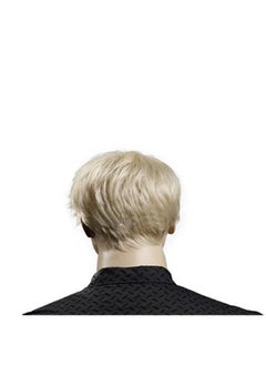 Kalyss Kalyss 8" Short Straight Men's Blonde Color Wig Heat Resistant Synthetic Hair Wig (blonde)  - Image 4