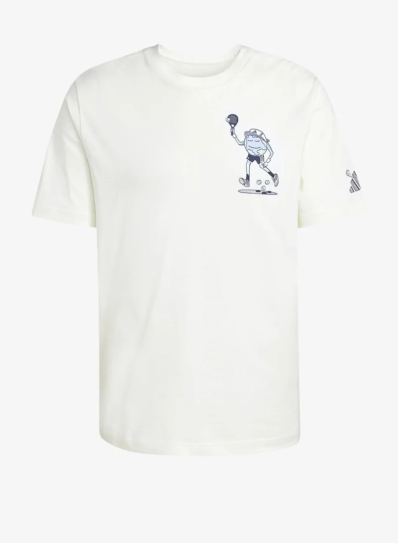 Adidas  Earth Day Padel Graphic T-Shirt for Men | Best Price UAE
