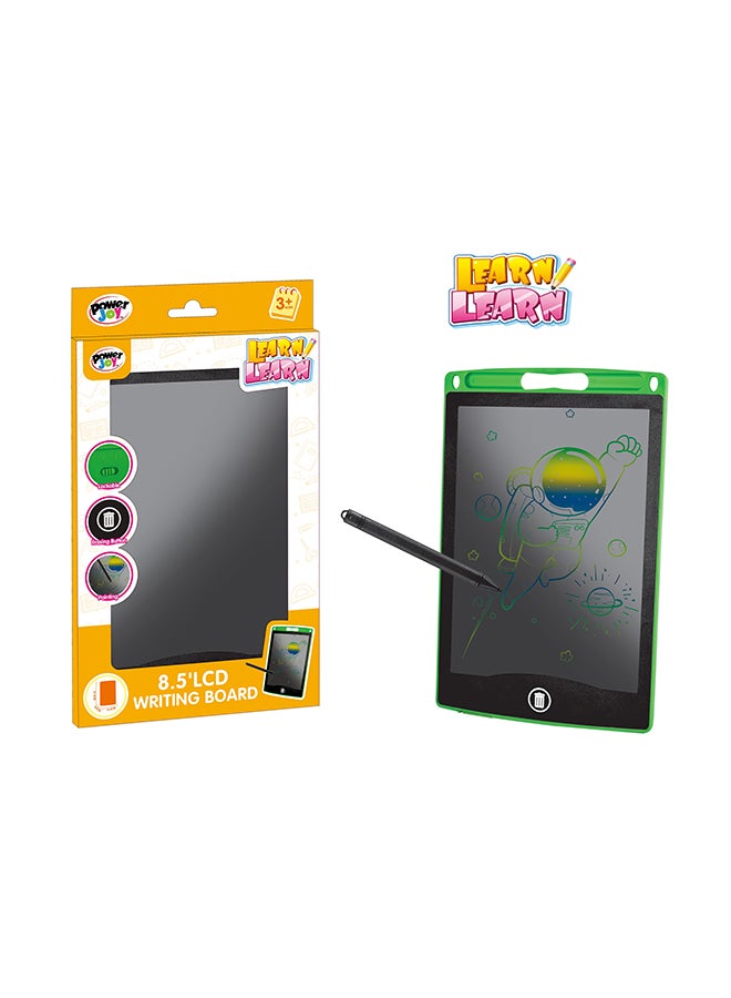 Power Joy Learn LCD Writing Board 8.5 Inch Battery Operated