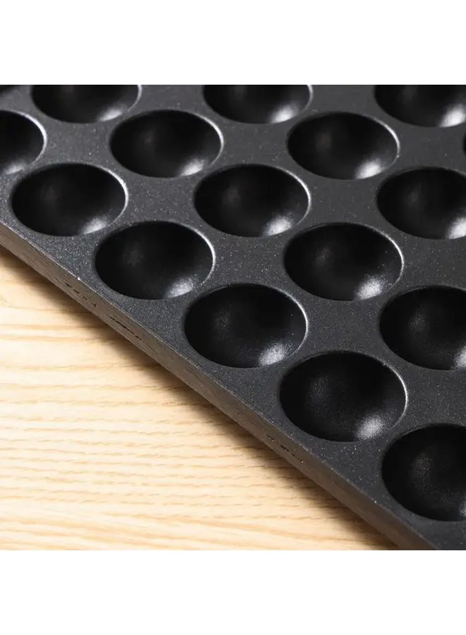 28 Hole Baking Tray For Meatballs Octopus Balls Quail Eggs Fish Balls Gas Stove Use - Image 2