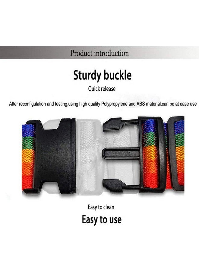 Dayalu Luggage Strap for Suitcases, Straps Belts for Trolleys and All Kind of Luggages (4, Rainbow) - Image 2